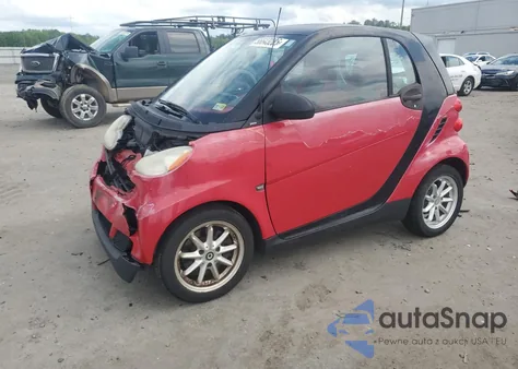2009 Smart Fortwo Pure z USA, uszkodzony, nr VIN WMEEJ31X89K298011